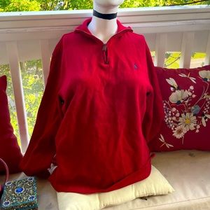 Red POLO sweater